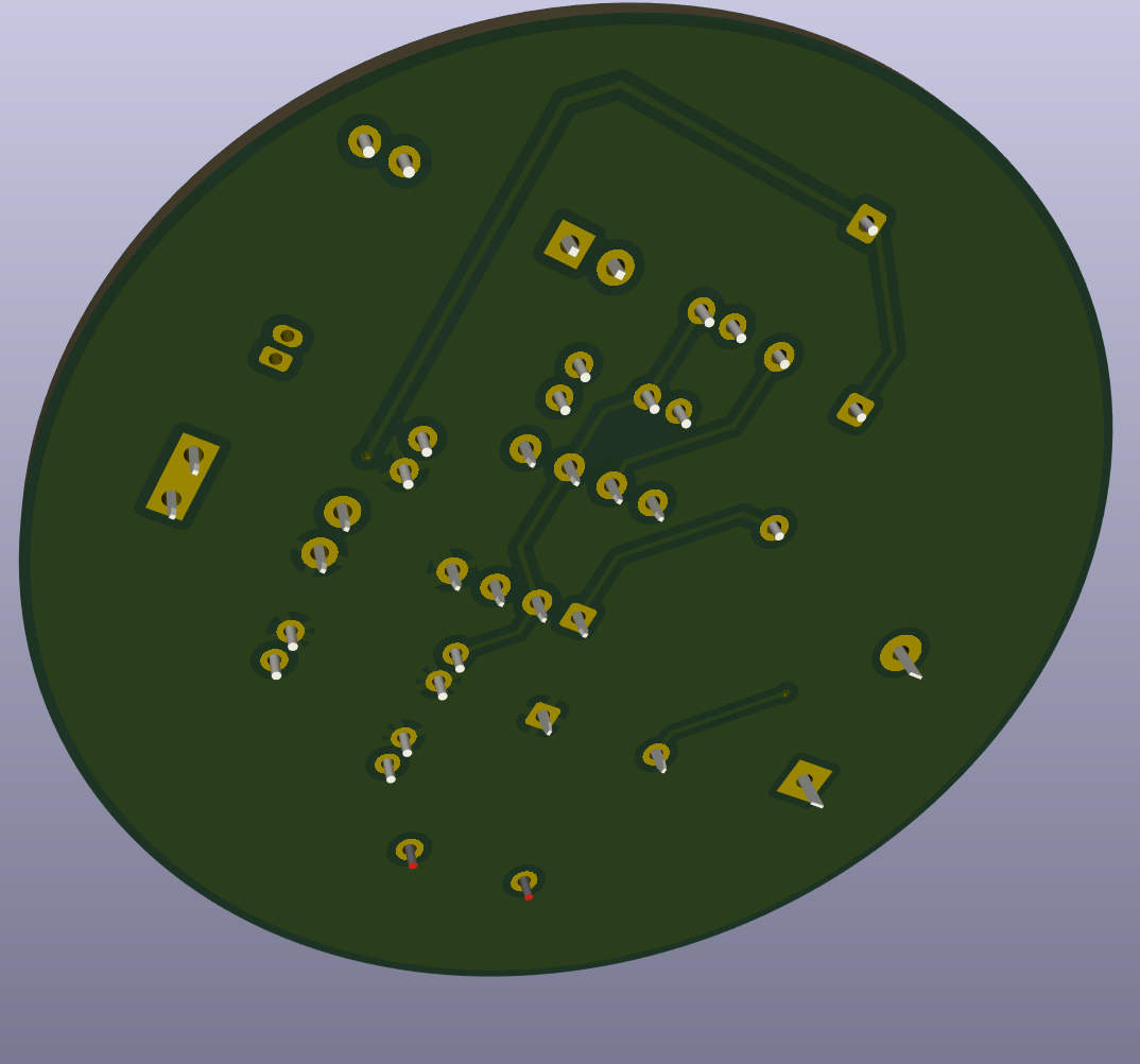 KiCad PCB 3D View 1